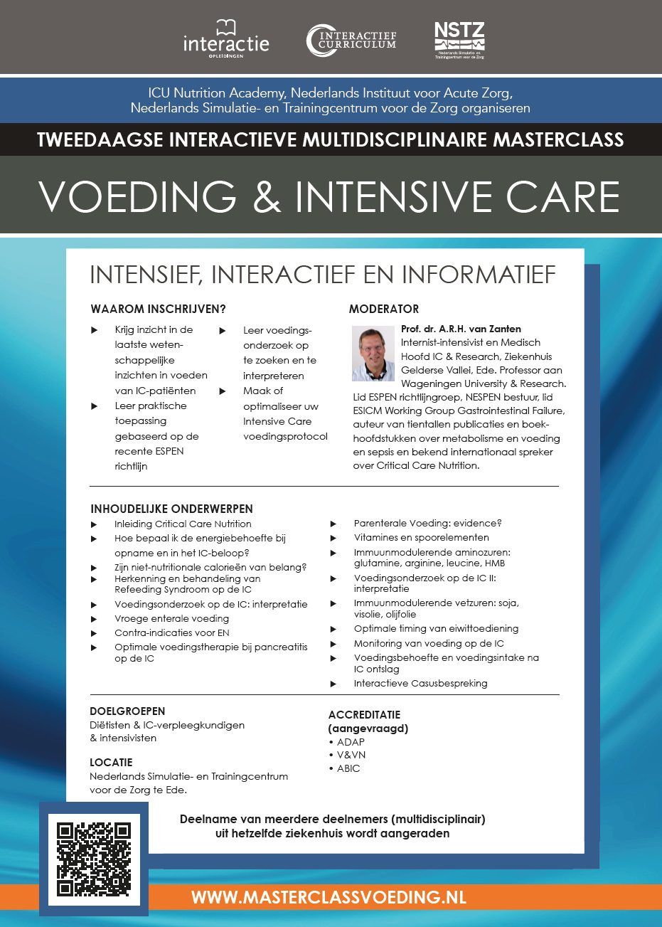 Voeding en Intensive Care